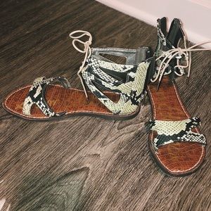 Sam Edelman Snakeskin Sandals